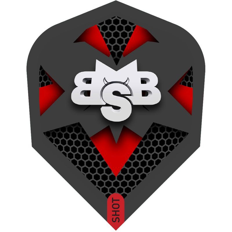 Shot! Branded Michael Smith Tenacious Shape No.6 Flights