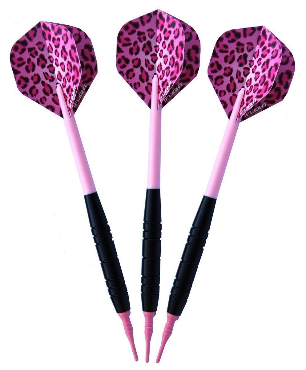 Black Soft Dart Pfeile Rosa Gepard 18 Gramm Softdarts