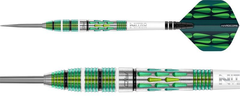 Reddragon Artura 2 Green Steeldarts 24/26 Gram Steeldarts