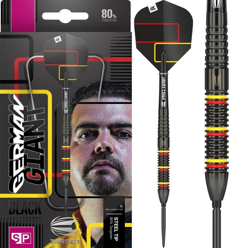 Target Swiss Point Gabriel Clemens Black 80% Fléchettes à pointe acier 22/23/24 Grammes Steeldarts