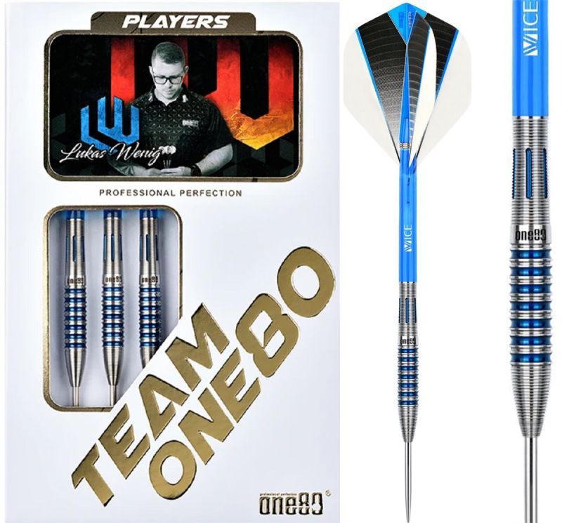 ONE80 Lukas Wenig HD Signature Steeldart 22/24 Gramm Steeldarts