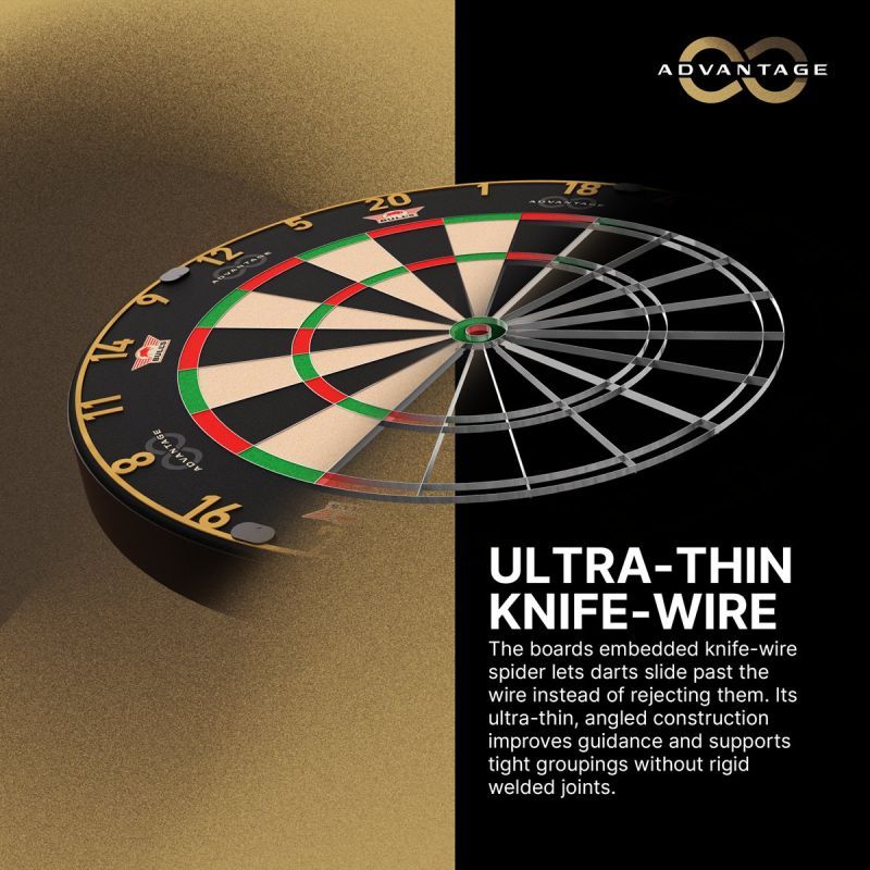 Bull's NL Advantage 8 Dartboard Bristle Board