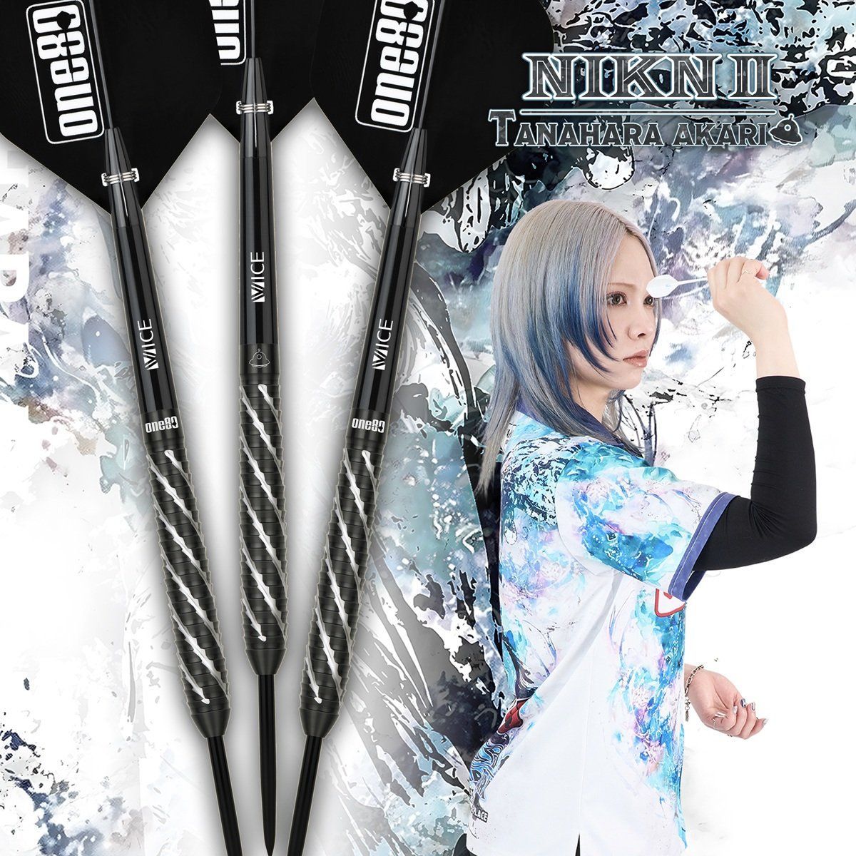 ONE80 Akari Tanahara V2 90% Steeldarts 23 Gram Steeldarts