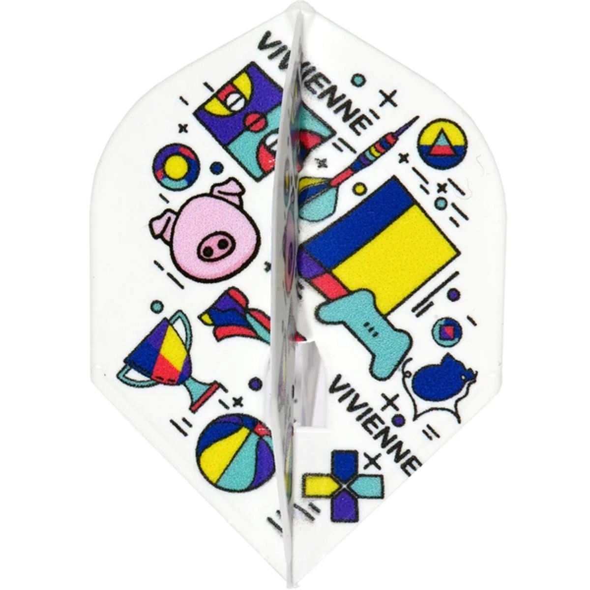 L-Style Champagne Ring Flights Pro Vivienne Lee Rocket L5 Flights