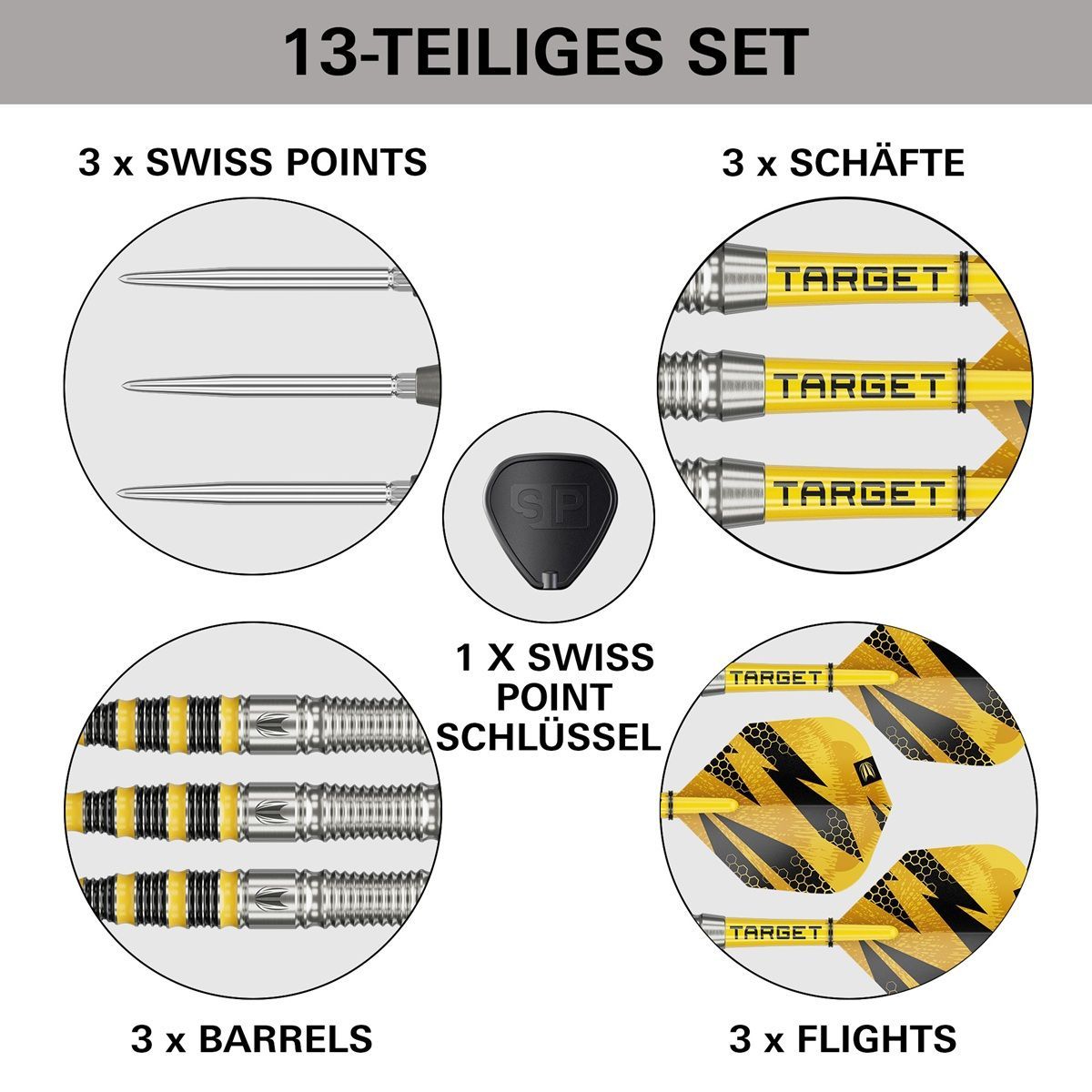 Target Buzz SP 03 90% Steeldarts 23/25 Gram Steeldarts