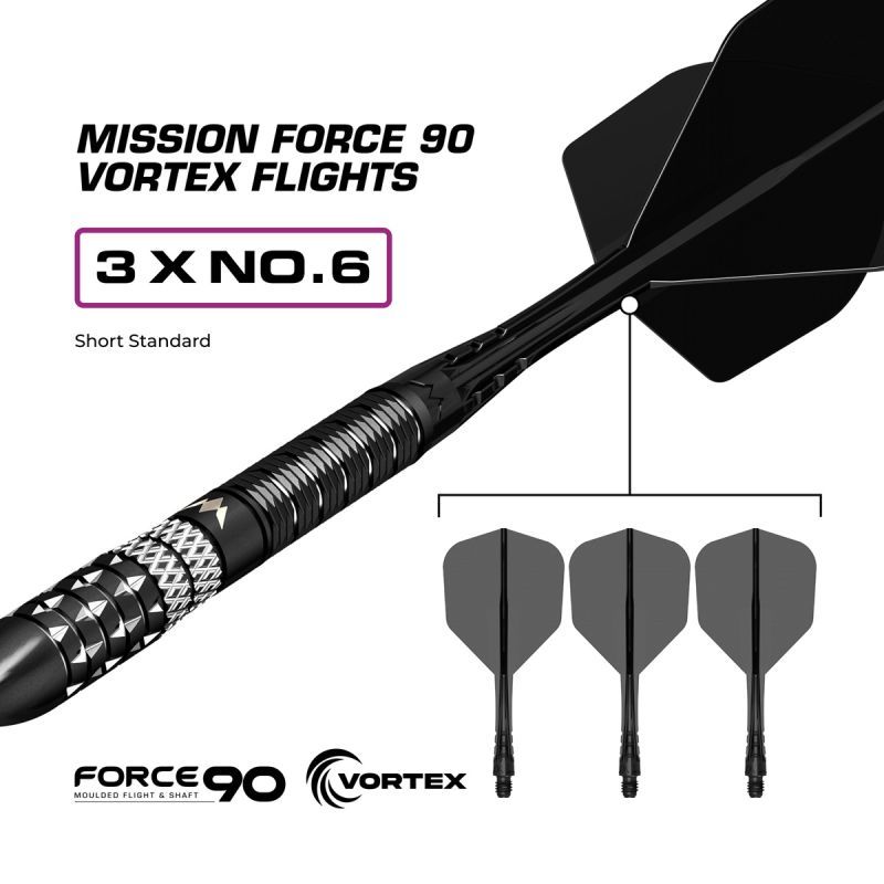 Mission Quantum RP 95% Steeldarts 21/23 Gram Steeldarts