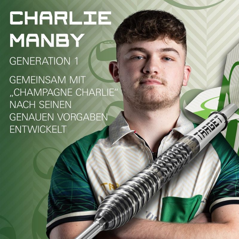 Target Charlie Manby SP 95% Steeldarts 22/23/25 Gram Steeldarts