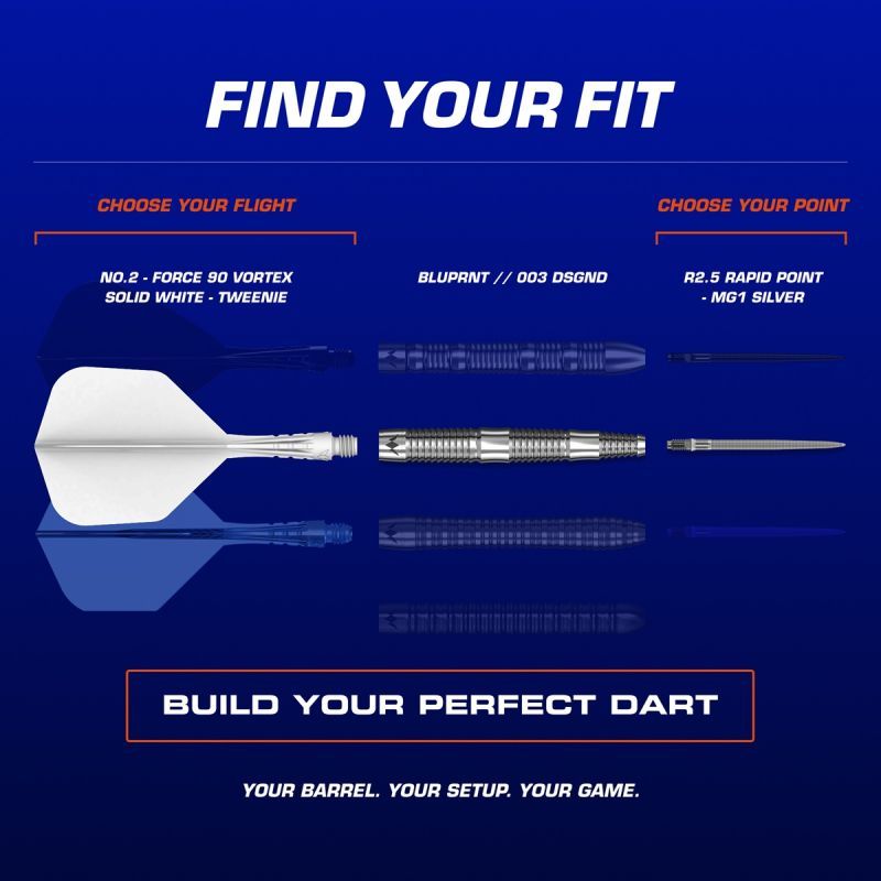 Mission BLUPRNT REFND R2.5 RP 90% Steeldarts 22/24 Gramm Steeldarts