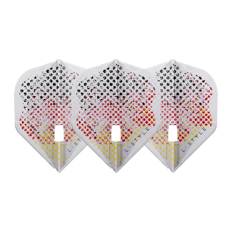 L-Style Champagne Flights ailette de fléchette Pro Kami Signature Gabriel Clemens V4 L1 Standard Flights