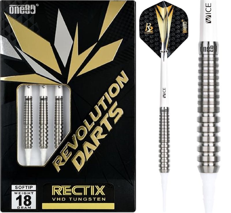 one80 Revolution Rectix Soft Darts 16/18 Gramm Softdarts