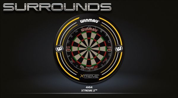 1 tlg. Winmau Dart Catchring Dart Auffangring Xtreme 2 Gelb/Schwarz Auffangring