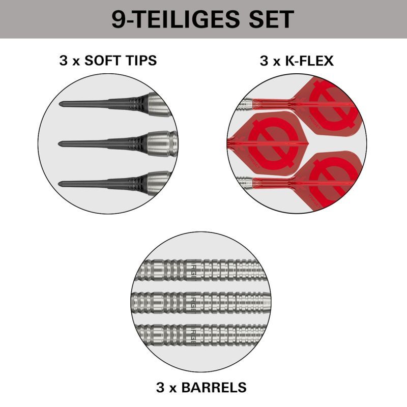 Target Group 12 50% Softdarts 18/20 Gram Softdarts