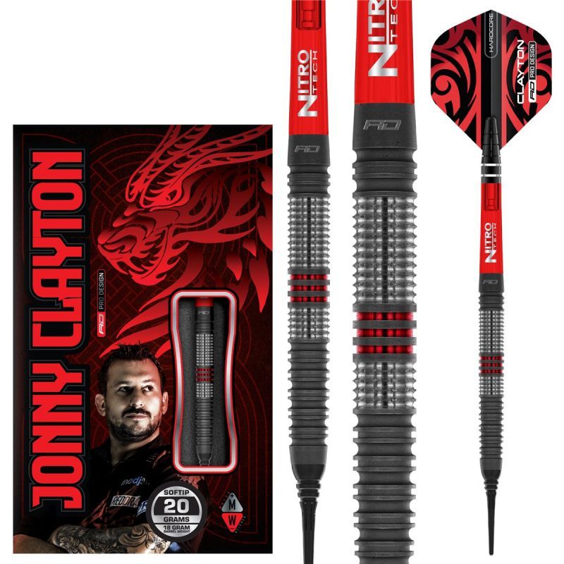 Reddragon Jonny Clayton Hiraeth Softdarts 20 Gram Softdarts