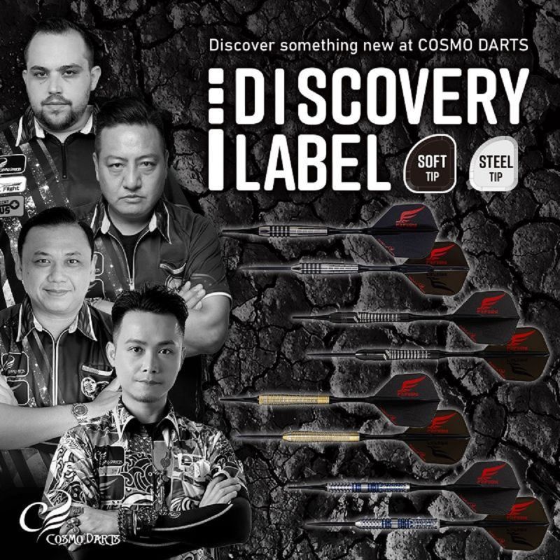 Cosmo Darts Discovery Label Harith Lim Freccette Steel Tip 21 Grammi Steeldarts
